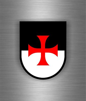 Decal Maltese Per Moto Adesivo Auto/Moto Maltese Shield - Croce - Foto 6