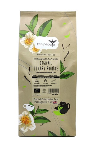 Organic Luxury Rooibos Tea Pyramids Caffeine Free Herbal Tea by Tea People - Picture 8 of 9