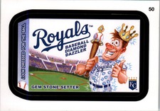 WACKY   TRADING  CARD   ROYALS   #   50 