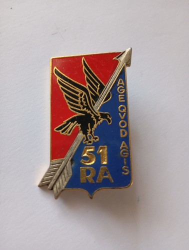 INSIGNE 51° RA RÉGIMENT ARTILLERIE