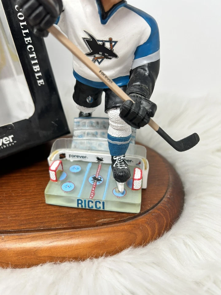 MIKE RICCI San Jose Sharks 2002 Men Of The Ice Bobblehead collectible SGA #203 - Image 4 of 4