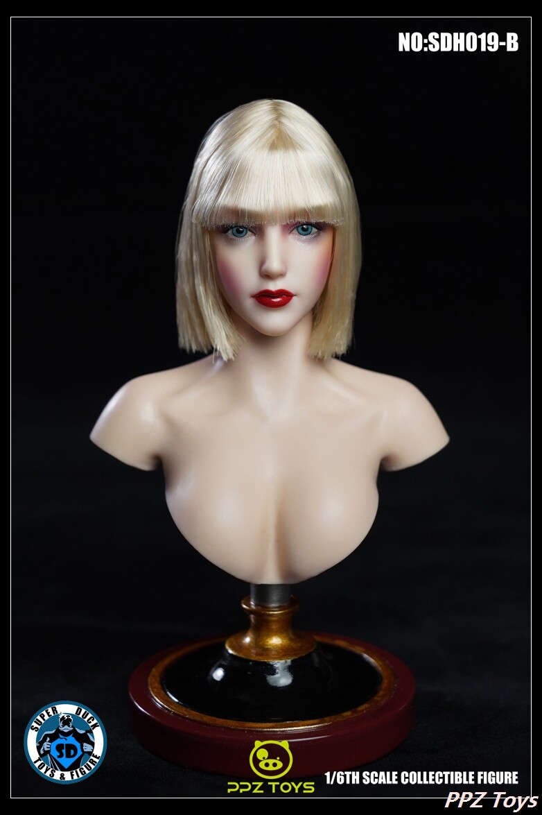 1/6 Super Duck Action Figure Female Head Sculpt SDH019-B For