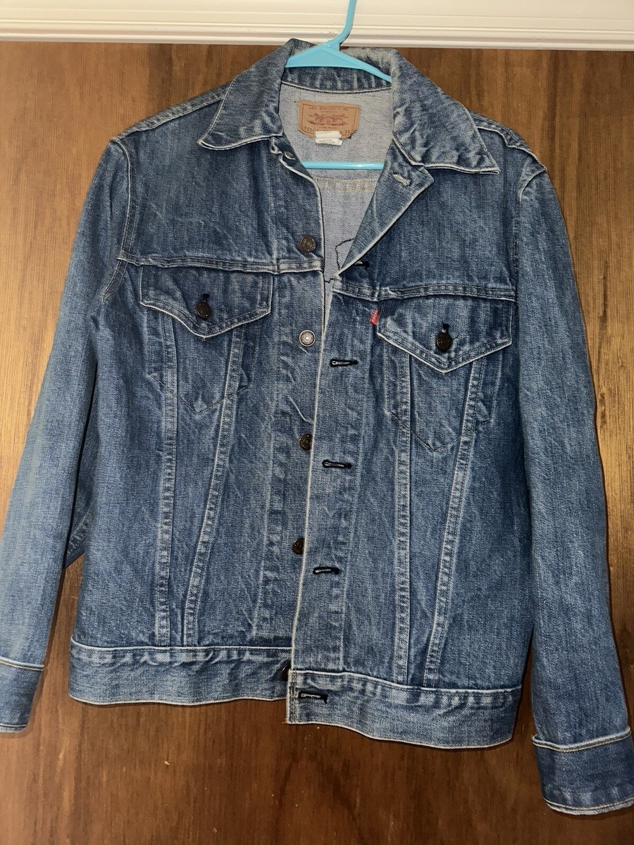 82’s Levi's 70505 size38 Levis 70505 0213 Vintage Denim Trucker Blue Jean Jacket USA