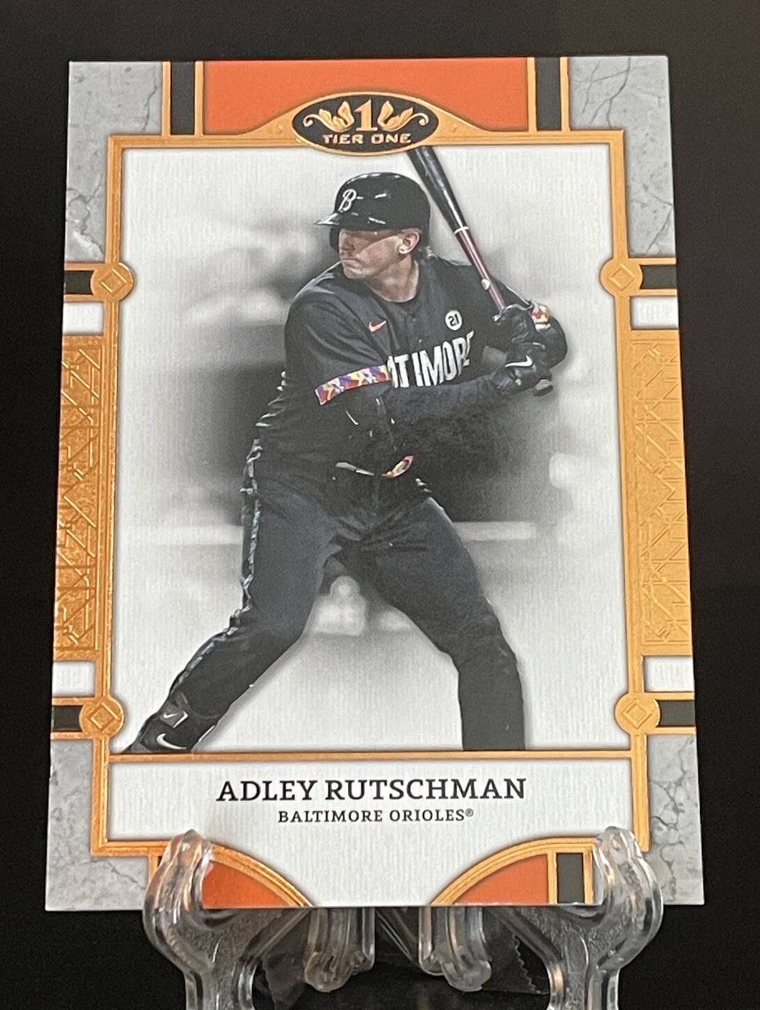 2024 Topps Tier One ADLEY RUTSCHMAN Base #31 Bronze Foil Baltimore Orioles