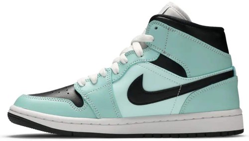 Nike Air Jordan 1 Mid 'Aqua Black' - Picture 4 of 9