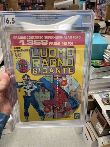 Amazing Spider-Man #129 1st Punisher Italian Italy Foreign Comic Gigante Cgc 6.5 - Picture 9 of 10