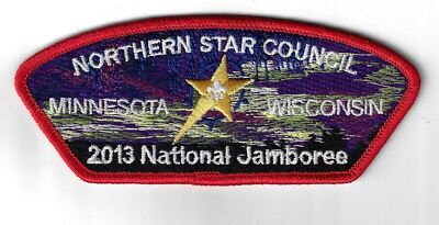 #ad #ad 2013 National jamboree JSP Northern Star Council RED Border ELL 1025 $6.35