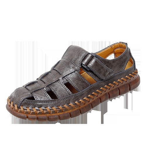 Zapatos informales de cuero sintético transpirables sin cordones planos huecos punta redonda talla - Imagen 13 de 17