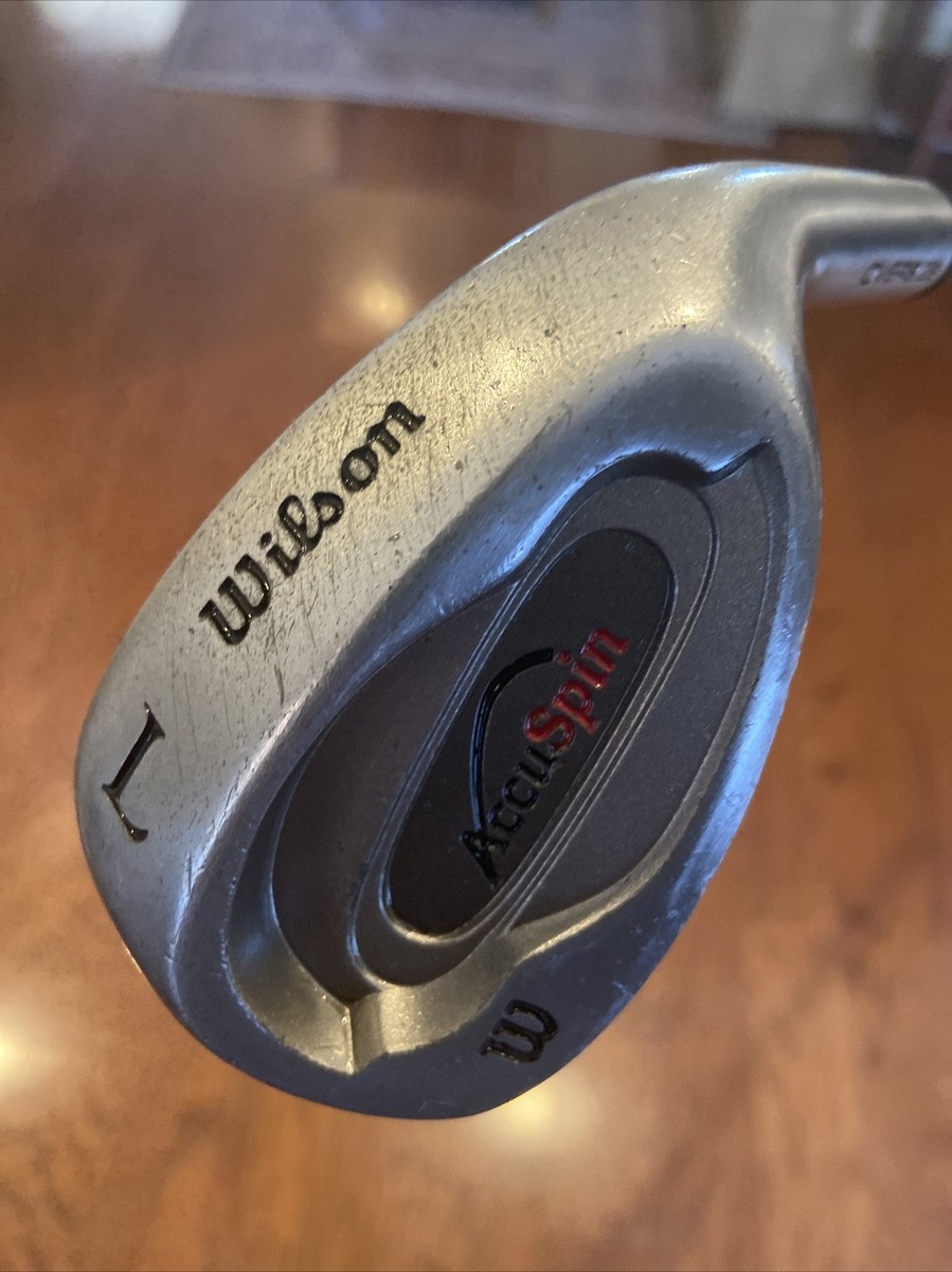 Wilson AccuSpin Lob Wedge ⛳ RH Stainless Steel Shaft ~35