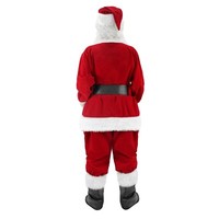 Men's Santa Claus Costume 11PCS. Christmas Adult Deluxe Santa Suit 6