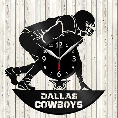 Details about   LED Vinyl Clock Dallas-Cowboys LED Wall Art Decor Clock Original Gift 3851 