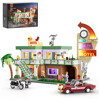 Lumibricks (9054)  ️ Twilight Motel mit Beleuchtung   1.970 Klemmbausteine