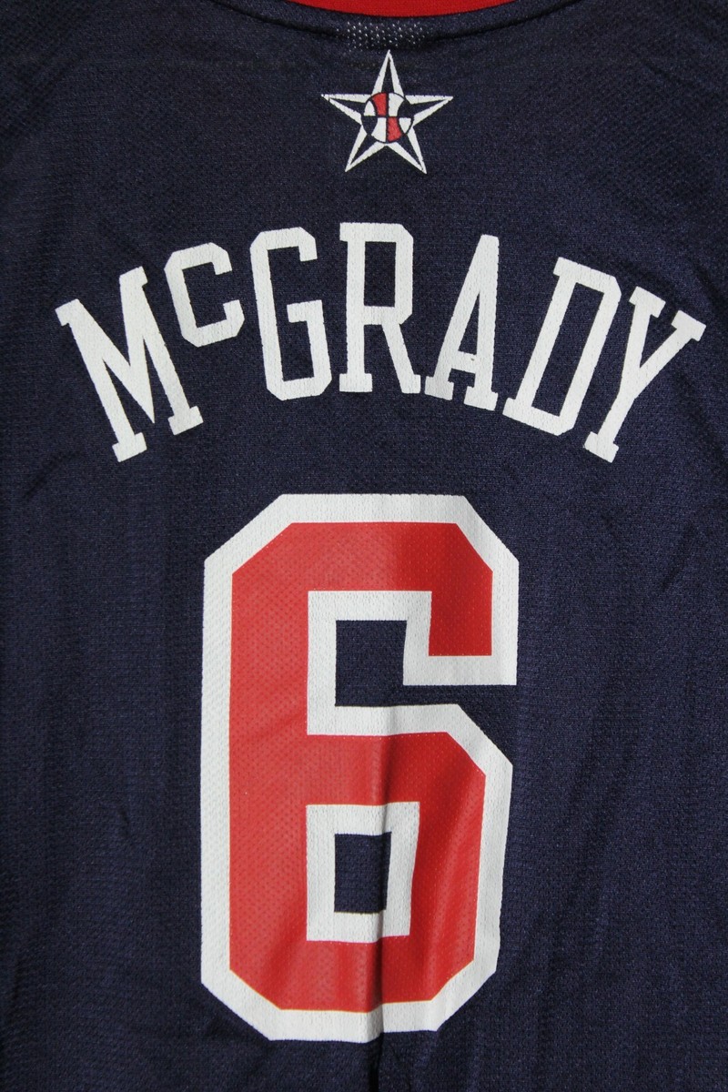 USA NATIONAL TEAM 2004 BASKETBALL JERSEY SHIRT REEBOK #6 TRACY