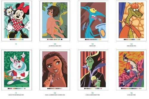 Disney Classics Color by Number Book Anti-Stress Creative Gift Kids (French) - Picture 3 of 6