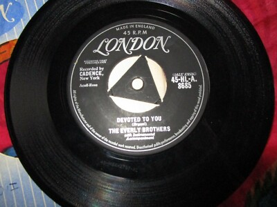 The Everly Brothers Bird Dog / Devoted To You London 45HL-A 8685 Vinyl 7'' Single