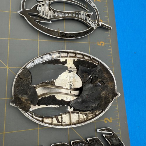 2000-2005 Chevrolet Chevy Impala OEM Chrome Side Sail Rear Trunk Emblem Set - Picture 8 of 10