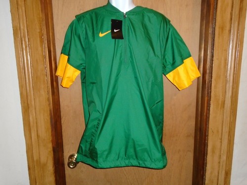 Nike Green Yellow 1/4 Zip Short Sleeve 