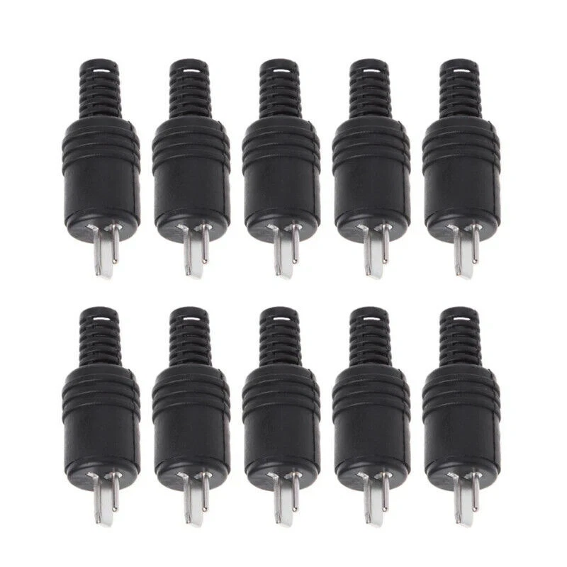 lot de 2 prises connecteur DIN pour enceinte haut parleur bornier a vis HP MALE - Photo 4/4