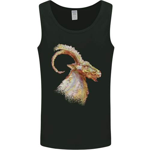 A Acuarela Cabra Granja Hombre Camiseta sin Mangas - Imagen 12 de 37