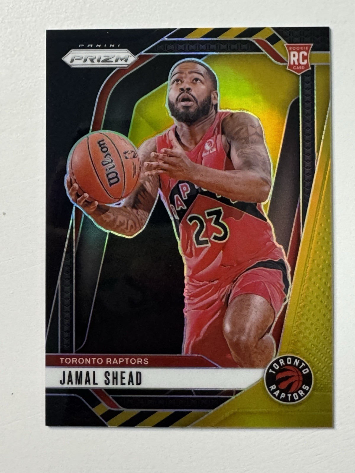2024-25 Panini Prizm - Jamal Shead #241 Black Gold Prizm /5 (RC)