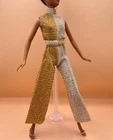 Vintage Mattel #1128 Talking Julia Original Jumpsuit & Clone Mules TLC