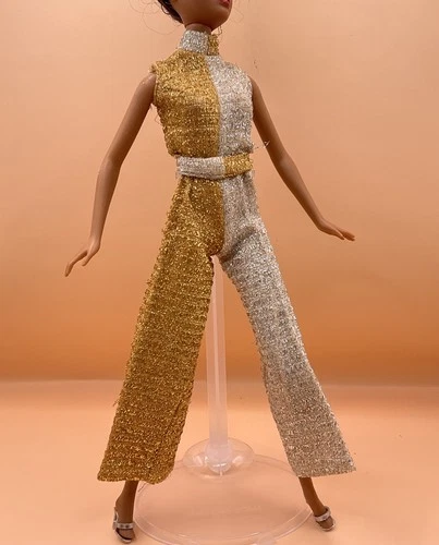 Vintage Mattel #1128 Talking Julia Original Jumpsuit & Clone Mules TLC