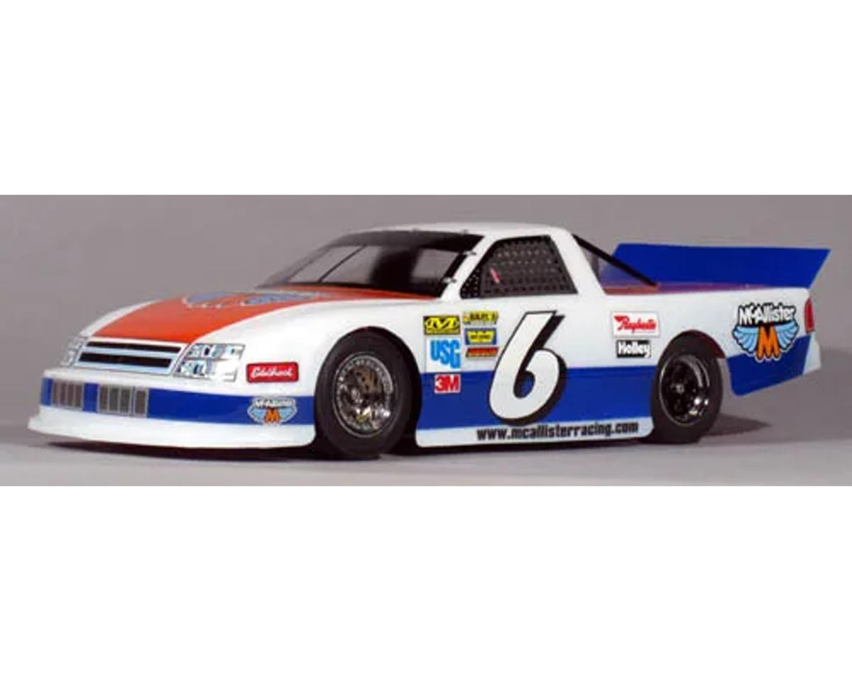 McAllister Racing Mini Oval Truck 1/18 Late Model Dirt Oval Body