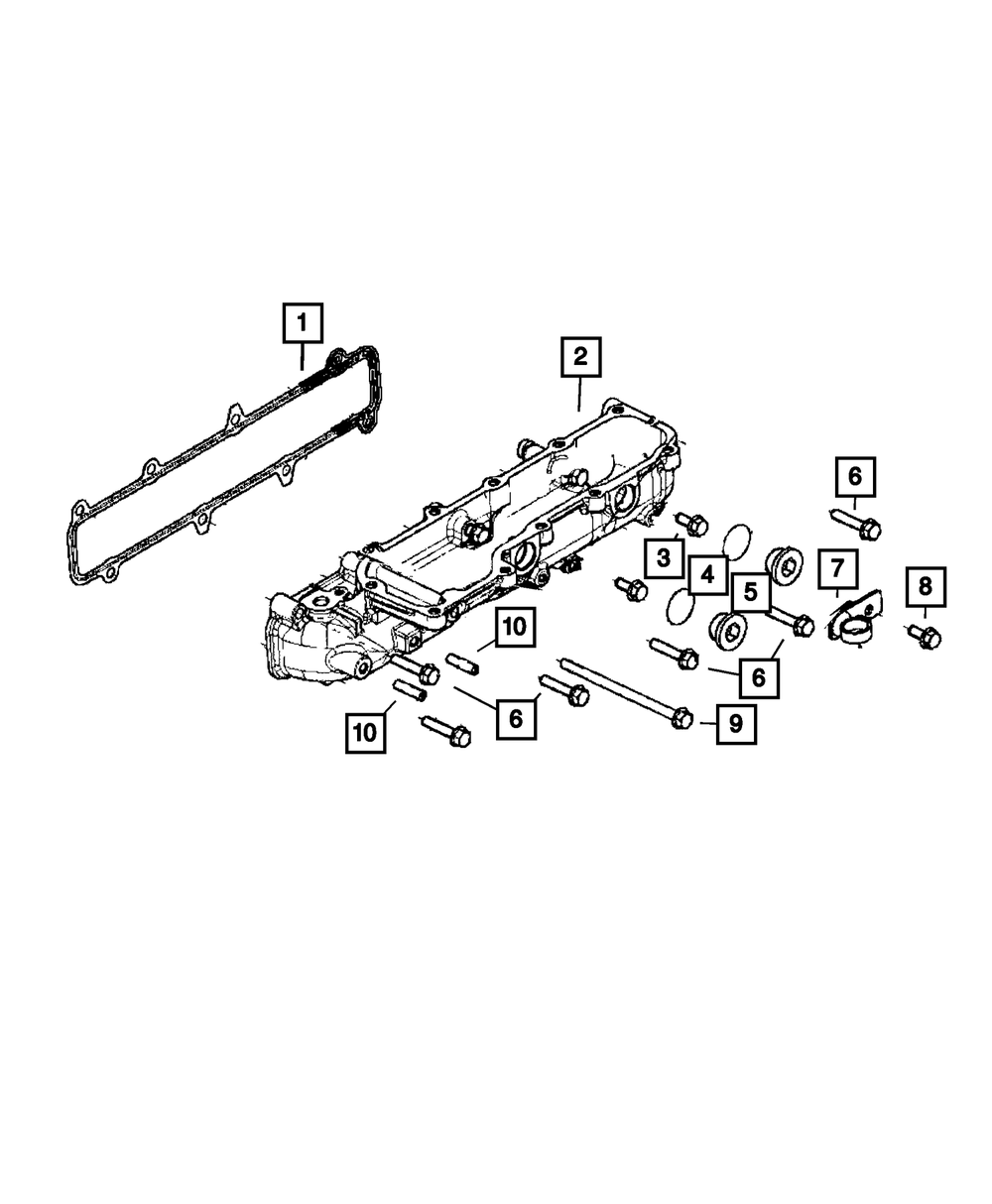 Genuine Mopar Intake Manifold 68322110AA for Optimized Performance