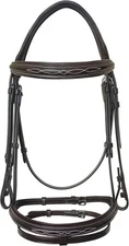 Equine Care English Horse Bridle with Reins – Fancy-Stitched, Padded