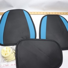 Awatif Waterproof Wear-resistant Car Seat Cover Full Set Deluxeblack And Blue