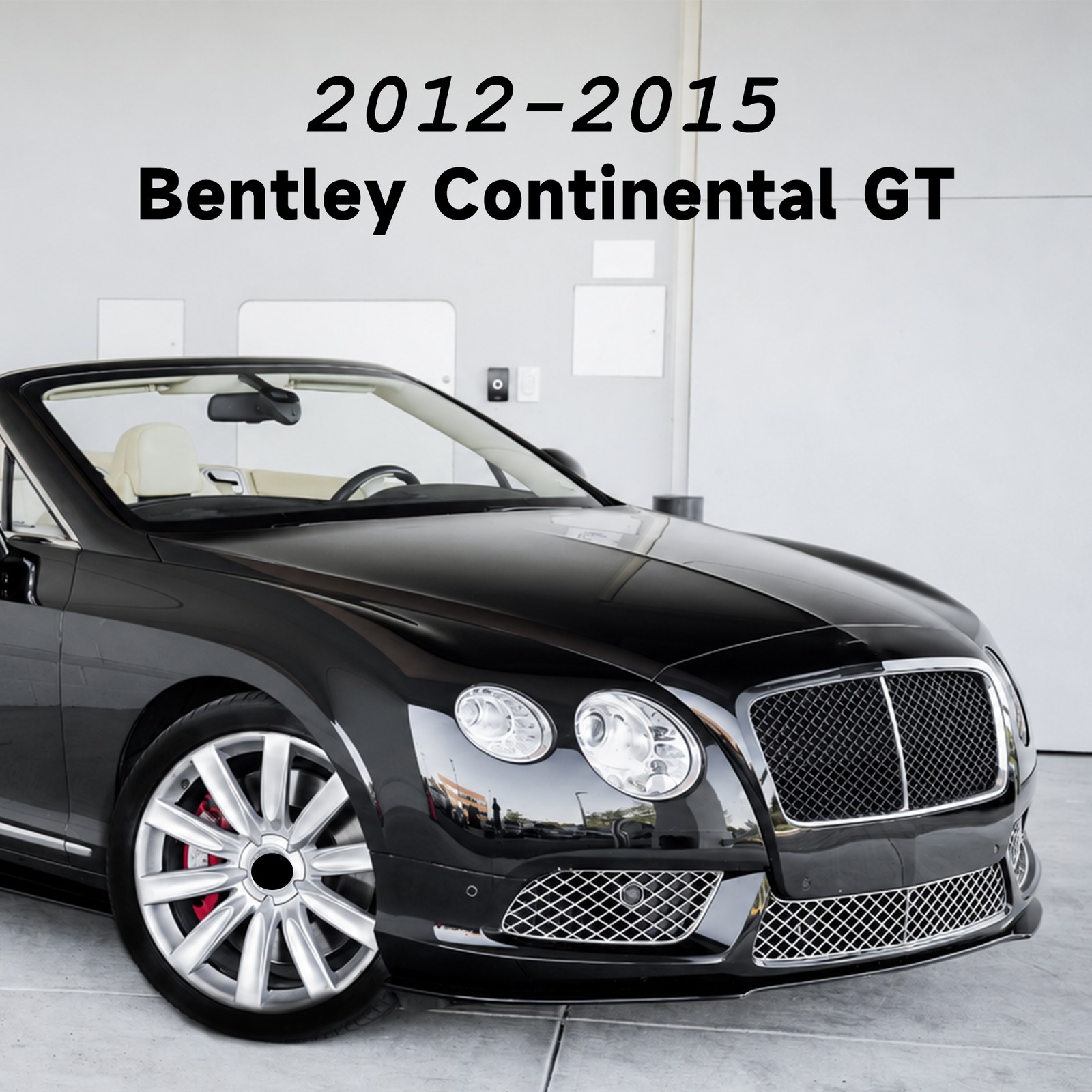 Bentley Continental GT 2012-2015 Front Lower Inserts Set
