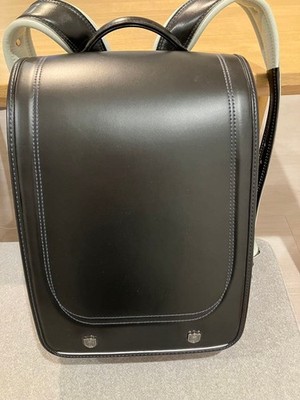 Randoseru Backpack Black School Bag Durable Japanese Rucksack for Kids