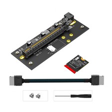M.2 M-Key 2230 to PCI-e 4.0 X16 with Oculink SFF-8612 Extension Cable
