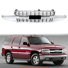 Chrome Front Bumper Grille Fit For 1999-2002 Chevrolet Silverado Tahoe 2000-2006 Chrome Front Bumper Grille Fit For 1999-2002 Chevrolet Silverado Tahoe 2000-2006