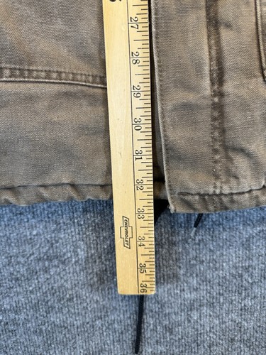 Vintage Men’s Carhartt C26 Arctic Quilt Lined Canvas Jacket Brown XL USA Made - Picture 10 of 11