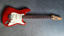  GREETA guitar type Fender Stratocaster . 1990's Dakota Red . 