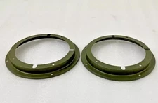 Fits Willys Jeep 46-53 Cj-2a Cj-3a Headlight Retaining Inner Bezel Set / Pair