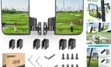 Golf Cart Mirror No Drilling Side Mirrors Universal for Yamaha, Club Car,