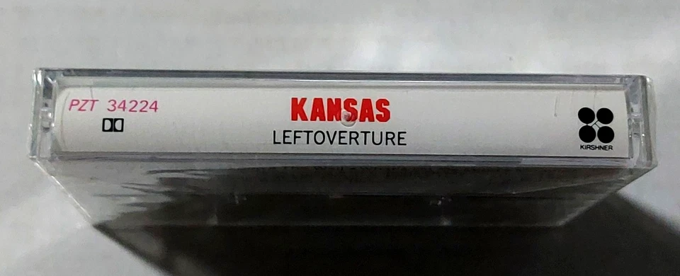 New!  Kansas Leftoverture Cassette Kirshner PZT 34224 Reissue Transparent SEALED - Image 2 of 3
