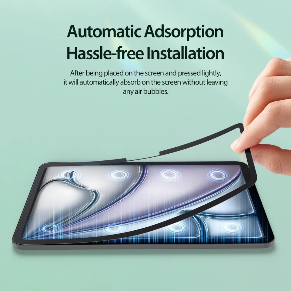 PaperFeel Papier Folie für Apple iPad Abnehmbar Magnetisch Wiederverwendbar - Bild 3 von 4