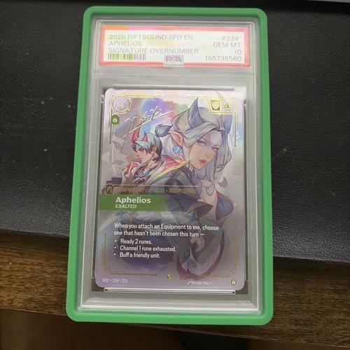 Aphelios, Exalted graded PSA 10 for sale on eBay