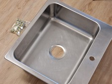 IKEA Spülbecken - Edelstahl 56x53 cm - Einbauspüle LÅNGUDDEN