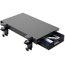 VIVO Black Premium Clamp-on 24 x 14 Desk Exte...