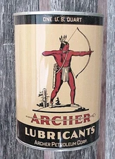 VTG  ARCHER  LUBRICANTS 1 FULL QUART CAN CHIEF AIRCRAFT  OIL  * THE BEST ! * NOS