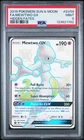 2019 POKEMON SUN & MOON HIDDEN FATES #SV59 FULL ART/MEWTWO GX PSA 9