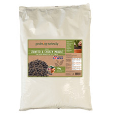 Organic Chicken Manure and Seaweed Pellet Fertiliser 10kg