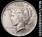1922 Peace Dollar- Silver- Choice Gem Brilliant Unc++ Luster- No Reserve #L4362