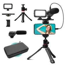 uVlogger- Android/USB-C Compatible Vlogging Kit Smartphone Video Kit Accessor...