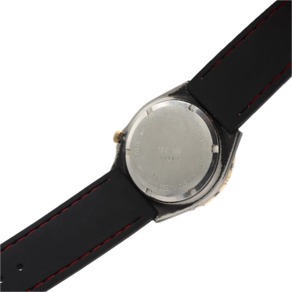 Reloj Pulsera Vintage ScubaPro 152 184 Diver Hombre Cuarzo Acero Inoxidable Suizo Foto 3 de 4