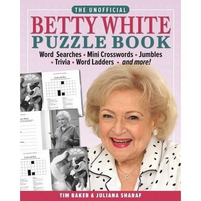 Betty White Puzzle Book - Word Searches - Crosswords - 192 pages